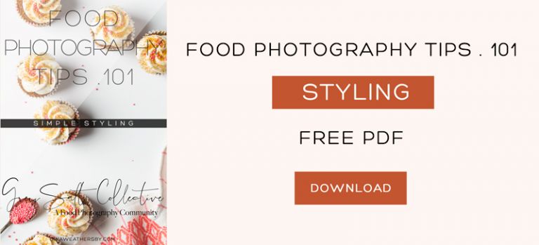 food photo tips - styling